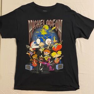 Nickelodeon Black Graphic Tee - Short Sleeve
